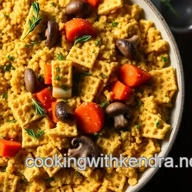 Crunchy Matzah Farfel: A Delicious Herb-Infused Comfort Dish Recipe Card