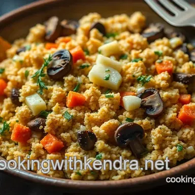 Crunchy Matzah Farfel: A Delicious Herb-Infused Comfort Dish