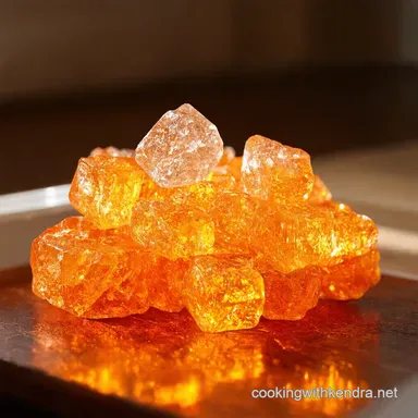 Crystal Clear Rock Candy Easy Homemade Treat Recipe Card