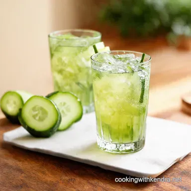 Cucumber Collins Recipe Crisp Cool OhSoEasy Recipe Card