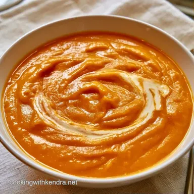 Curried Butternut Squash Soup for 4 Recipe Card