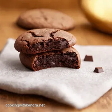 Dark Chocolate Brown Sugar Cookies Chewy Easy Recipe Recipe Card