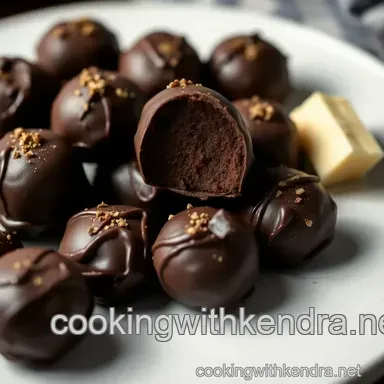Decadent Chocolate Truffle Candy with Truffle Oil - A Family Delight Recipe Card