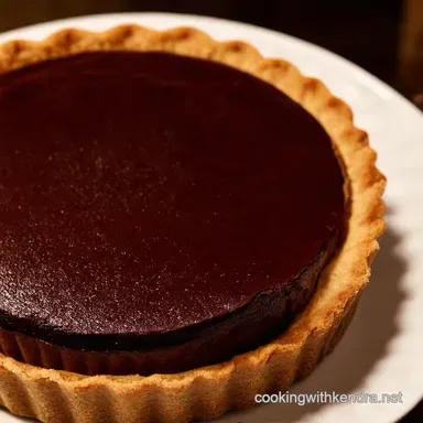 My Best Chocolate Tart Recipe Decadent Easy Recipe Card