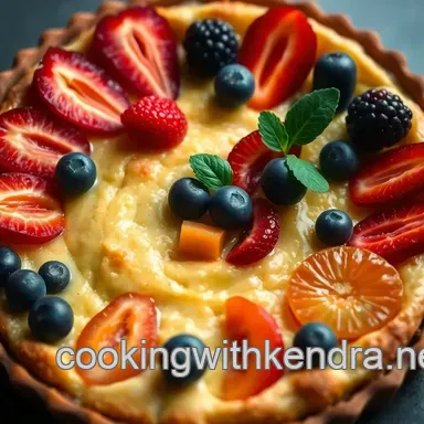 Decadent Frangipane Tart with Seasonal Fruits – A Sweet Treat for Any Occasion Recipe Card