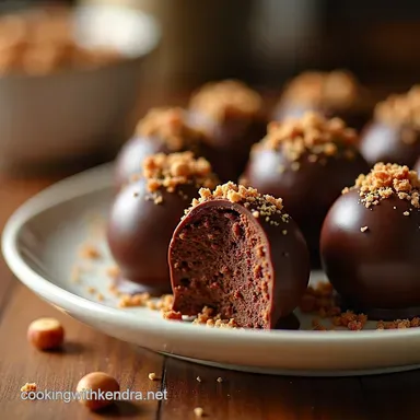 Decadent Nutty Chocolate Truffles My Hazelnut Crunch Recipe Recipe Card