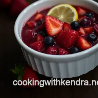 Easy Strawberry Compote Recipe: A Family Favorite Delight Recipe Card