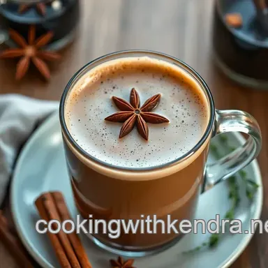 Dirty Chai Latte: A Spiced Espresso Delight Ready in 15 Minutes Recipe Card