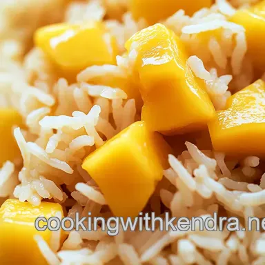 Dreamy Mango sweet rice: Thai Sticky Rice Recipe! Recipe Card