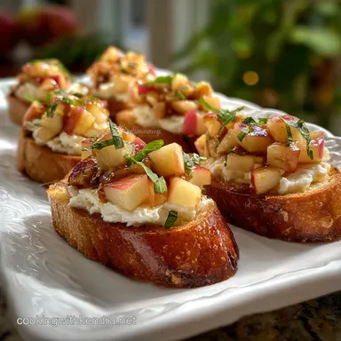 Dubliner Apple Crostini: Elegant 20-Minute Appetizer Recipe Card