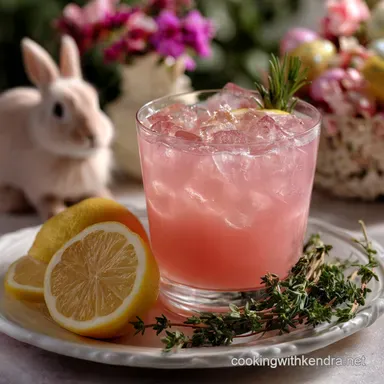 Easter Bunny Punch: Fizzy Pink Holiday Drink