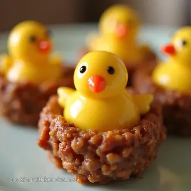 Easter Treats for Kids To Make Easy Chick Nests Recipe Recipe Card