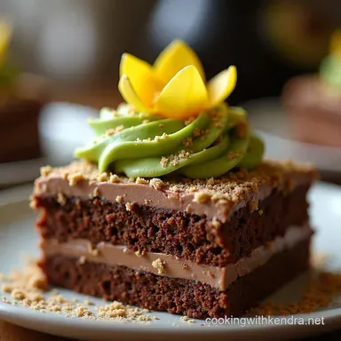 Easter Dirt Cake Creamy Layers Chocolate Avocado Dream Recipe Card