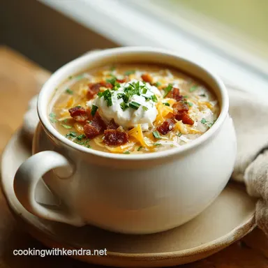 Baked Potato Soup in 30 Minutes Recipe Card