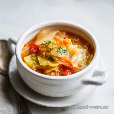 Cabbage Soup Recipe with Potatoes in 40 Minutes Recipe Card