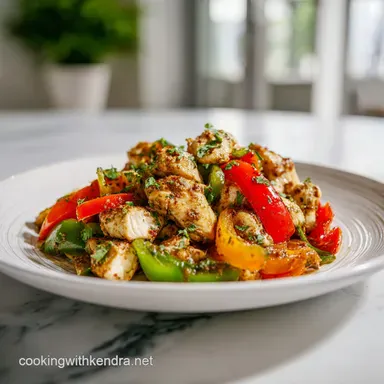 Cajun Chicken for 4 Servings: Tender and Smoky Recipe Card