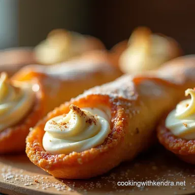 Easy Cannoli Bites Recipe Crispy Shells Creamy Ricotta Recipe Card