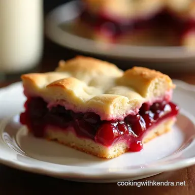 Easy Cherry Pie Bars No Fuss All Flavour Recipe Card