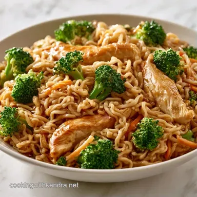 Easy Chicken Ramen Stir Fry in 20 Min Recipe Card