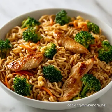 Easy Chicken Ramen Stir Fry in 20 Min