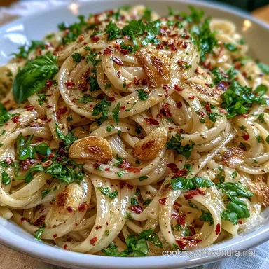 Easy Garlic Basil Pasta in 20 Minutes