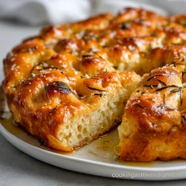 Easy Homemade Focaccia Bread in 2h 40min