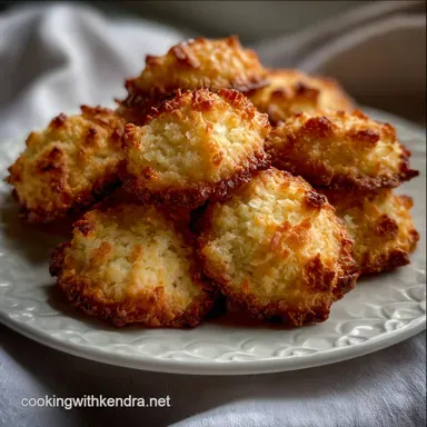 Easy Keto Coconut Flour Cookies Low Carb & Quick Recipe Card