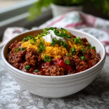 Kid Friendly Chili Recipe: Zero Spice, Maximum Flavor Recipe Card