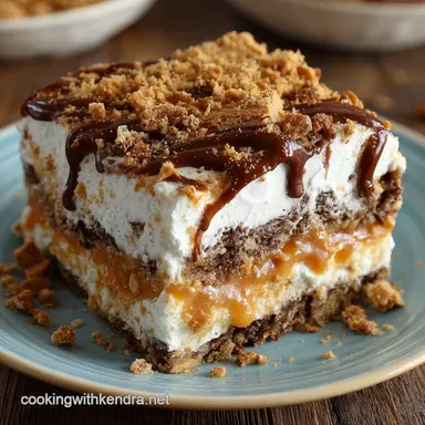The MillionDollar Butterfinger Cake Easy Poke Cake with Condensed Milk Recipe Card