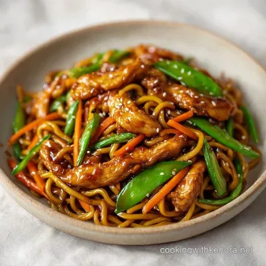 Easy Noodle Dinner Recipe in 20 Minutes Recipe Card