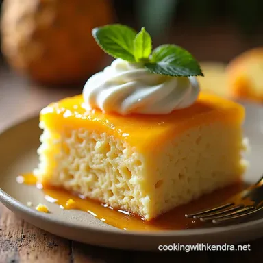 Tropical Escape Easy Pina Colada Poke Cake Recipe Recipe Card