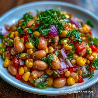 Pinto Bean Salad in 15 Minutes Recipe Card