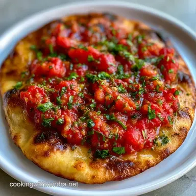 Easy Pizza Sauce Flatbread in 20 Minutes Recipe Card