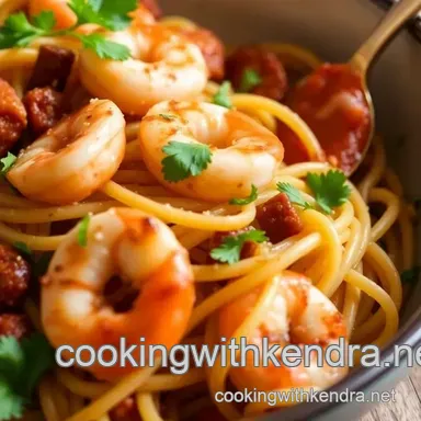 Easy Prawn and Chorizo Linguine: 5 Ways to Ignite Your Dinner! Recipe Card