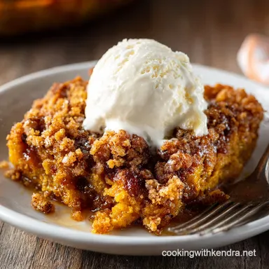 Foolproof Pumpkin Pie Dump Cake The Ultimate Lazy Autumn Crumble Recipe Card
