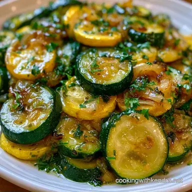 Sauteed Zucchini and Squash in 25 Min Recipe Card