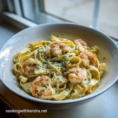 Shrimp Alfredo: Silky Sauce in 25 Minutes Recipe Card
