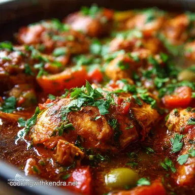 Easy Family Slow Cooker Meal Ideas Budget Chicken Cacciatore Recipe Card