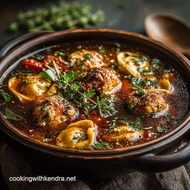 The Ultimate Slow Cooker Meatball Tortellini Soup Recipe
