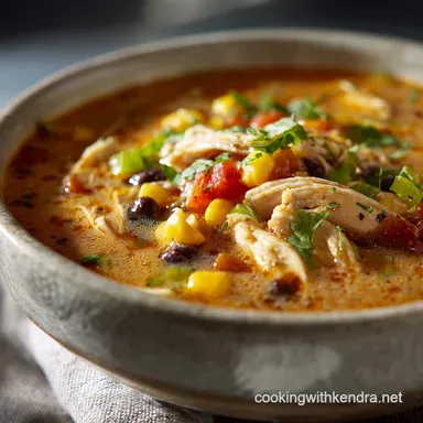 Southwest Chicken Soup: The Easy Weeknight Recipe Recipe Card