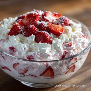 Strawberry Fluff Salad: The Ultimate Easy No-Fuss Potluck Dessert
