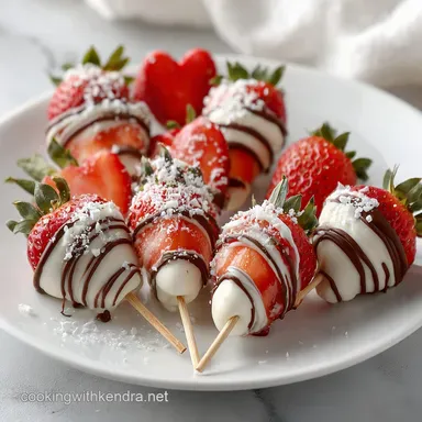 Easy Galentines Party Food Everyone Will Love with Strawberry Heart Skewers Ready in 25 Minutes Recipe Card