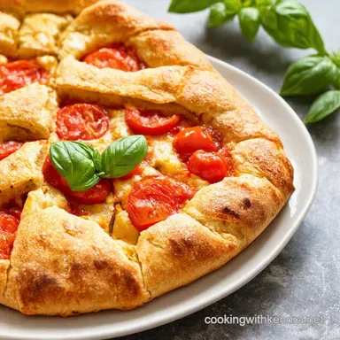 Easy Tomato Basil Galette Recipe Summer on a Plate Recipe Card