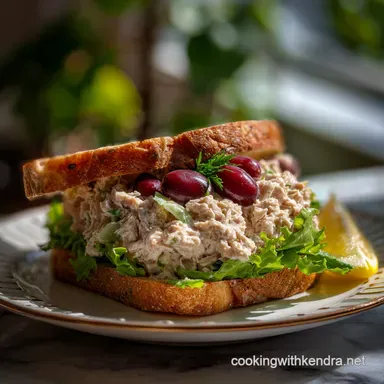 Easy Tuna Salad Sandwich: Perfect 10-Minute Lunch Recipe Card