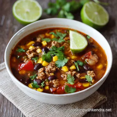 WW Taco Soup Recipe Easy: Speedy 35-Minute Low Calorie Dinner