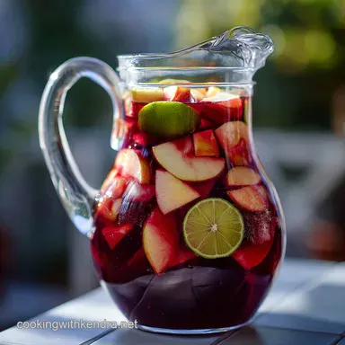 Fall Sangria: Crimson Autumn Infusion Recipe Card