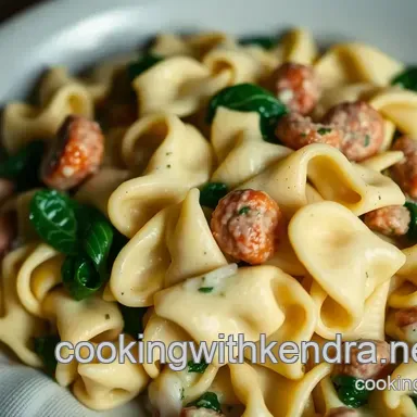 Creamy Farfalle Pasta: Sausage & Spinach Delight!