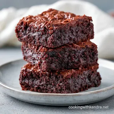 Fast Baked Zucchini Brownies for 16 Recipe Card