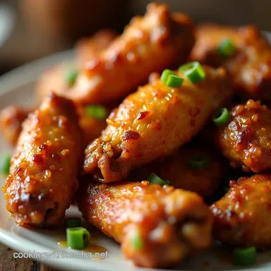 FingerLickin Crispy Garlic Soy Chicken Wings My Secret Recipe Card