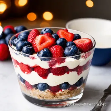 Firecracker Berry Trifle A Showstopping 4th of July Dessert Recipe Card